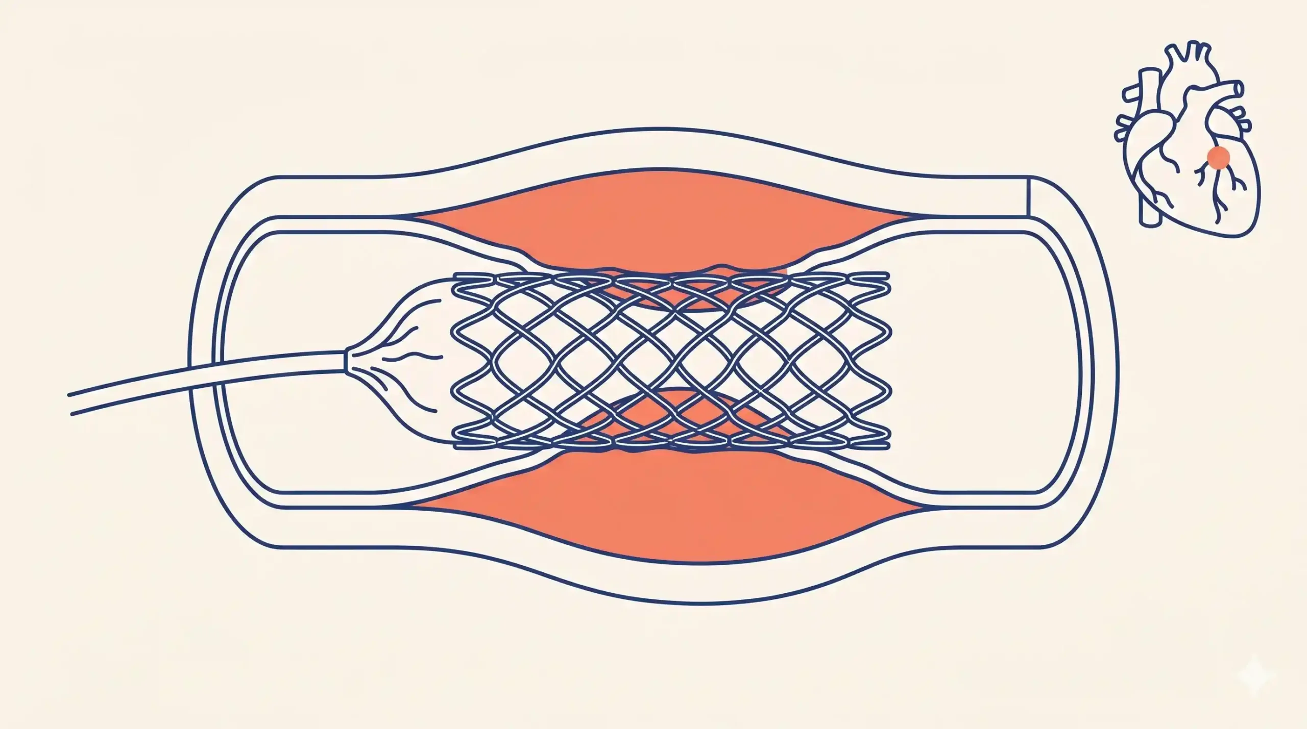 Coronary angioplasty procedure